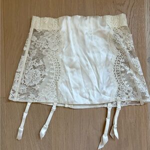 La Perla Cream Lace Detail Garment